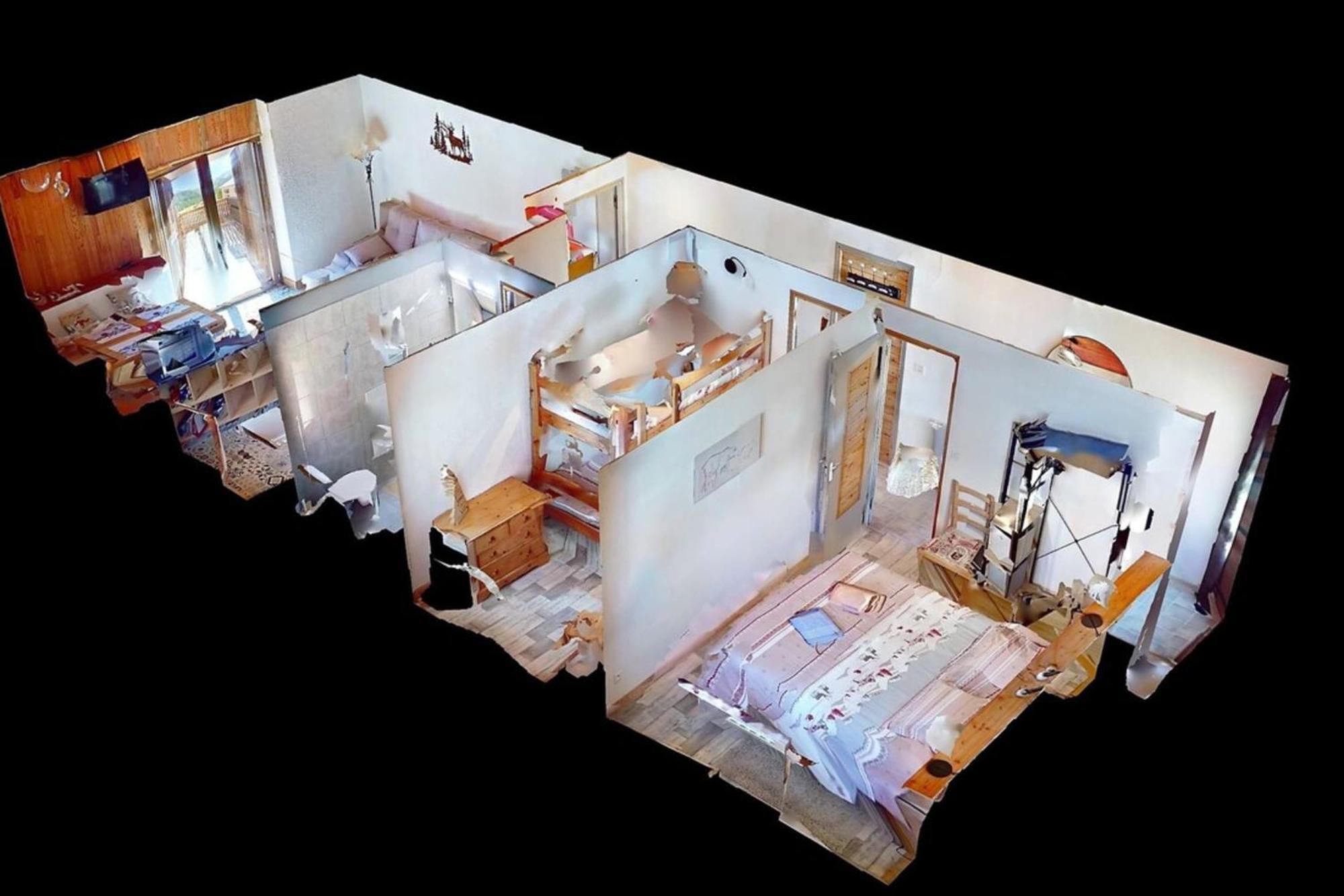 Casa-La Lobio Foot Of The Slopes Breathtaking Views 4P Apartment แซ็ง-เวร็อง ภายนอก รูปภาพ